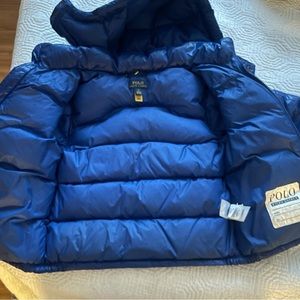 Boys size 6 polo puffer